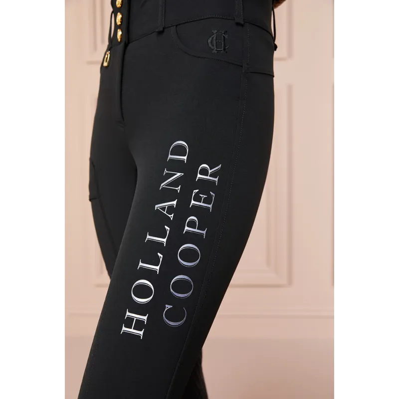 Holland Cooper Ascot Breeches - Black Reflective-3